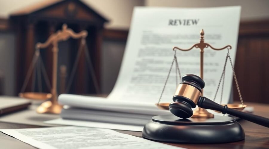 Ação judicial para revisão