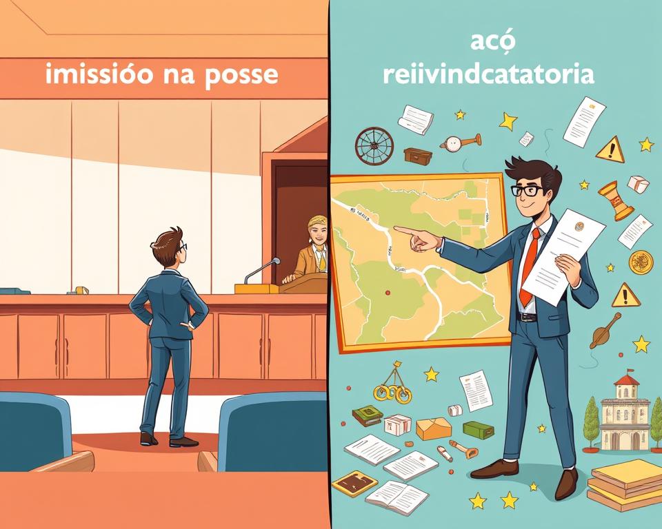 Diferenças entre imissão na posse e ação reivindicatória