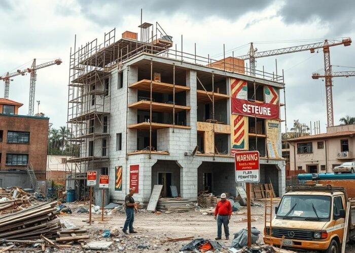 Infrações e construção