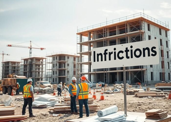 Infrações e construção
