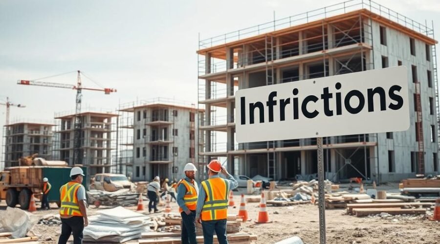 Infrações e construção