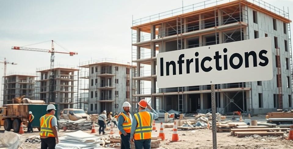Infrações e construção