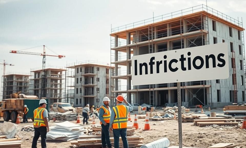 Infrações e construção