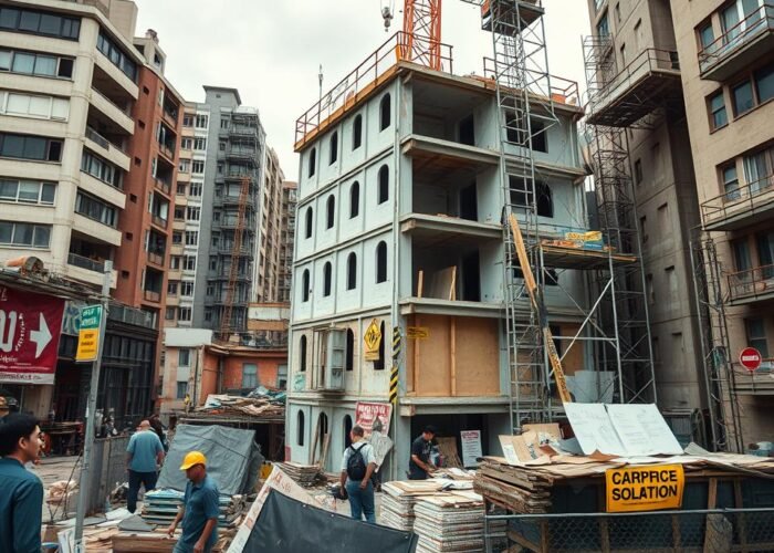 Infrações e construção