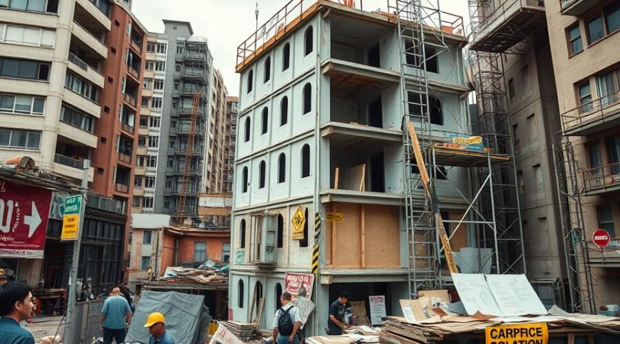 Infrações e construção