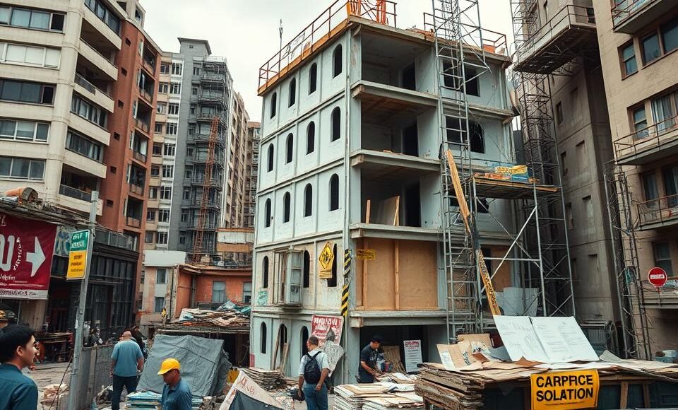 Infrações e construção