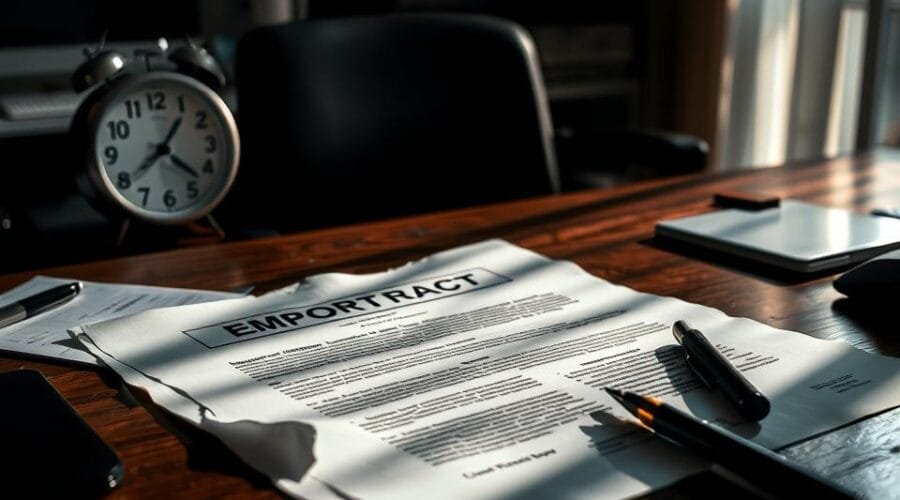Rescisão de contrato de trabalho