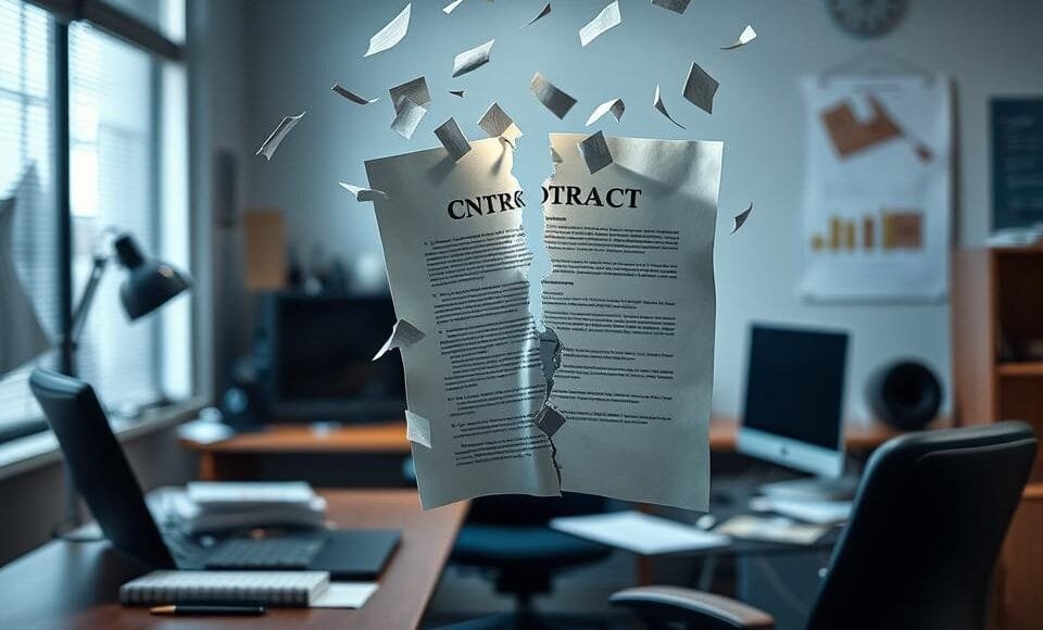 Rescisão de contrato de trabalho