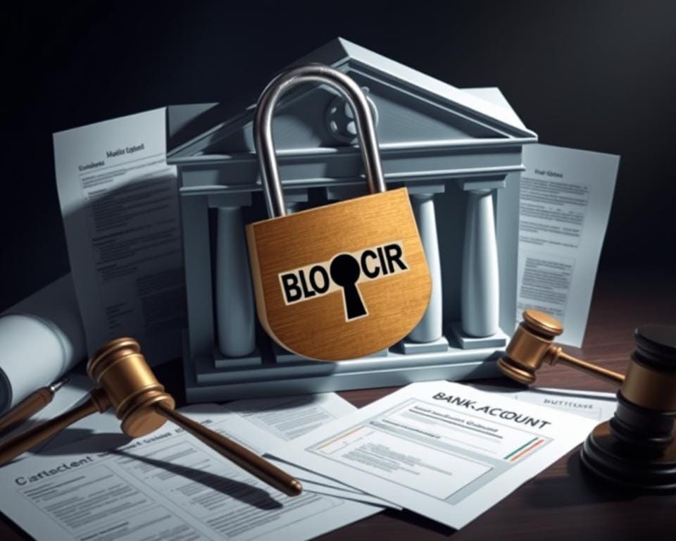bloqueio judicial de conta