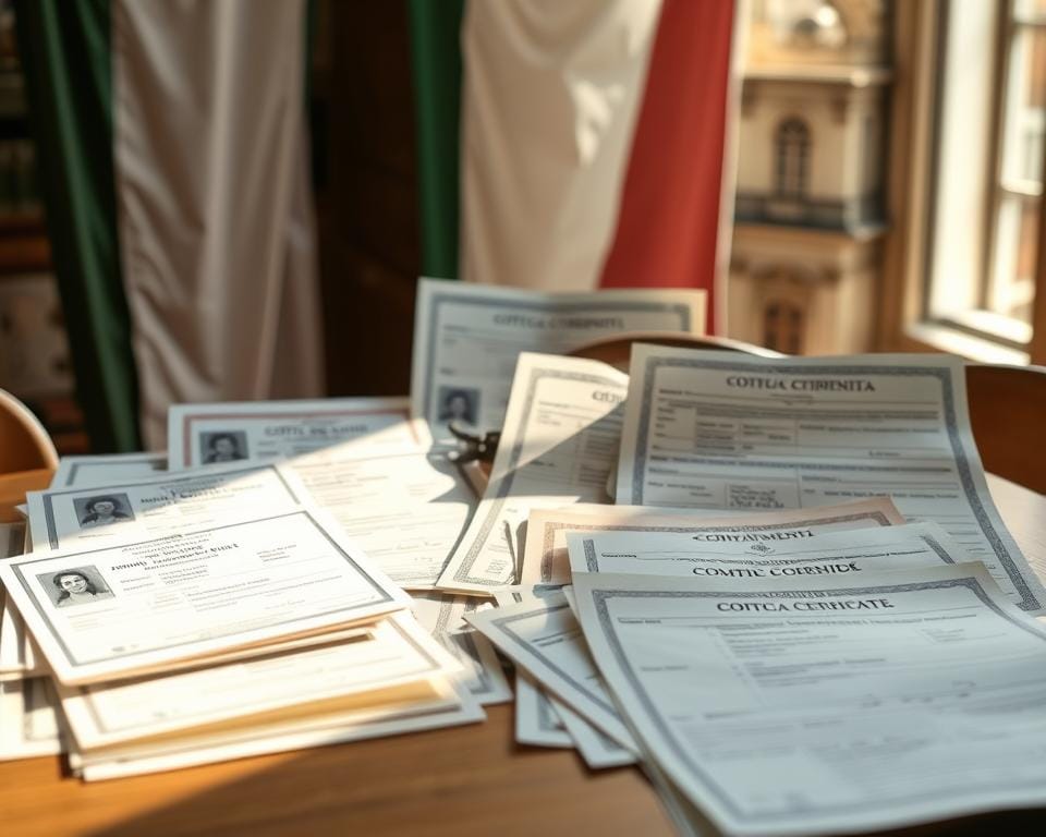 documentos para cidadania italiana