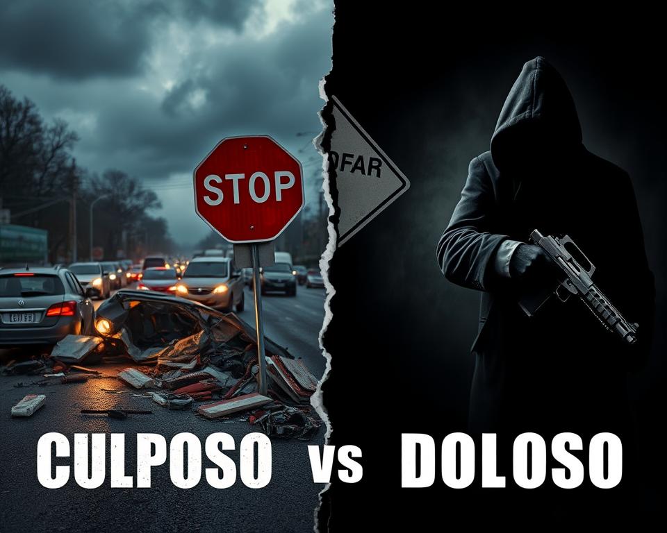Diferença entre homicídio culposo e doloso Diferença entre homicídio culposo e doloso