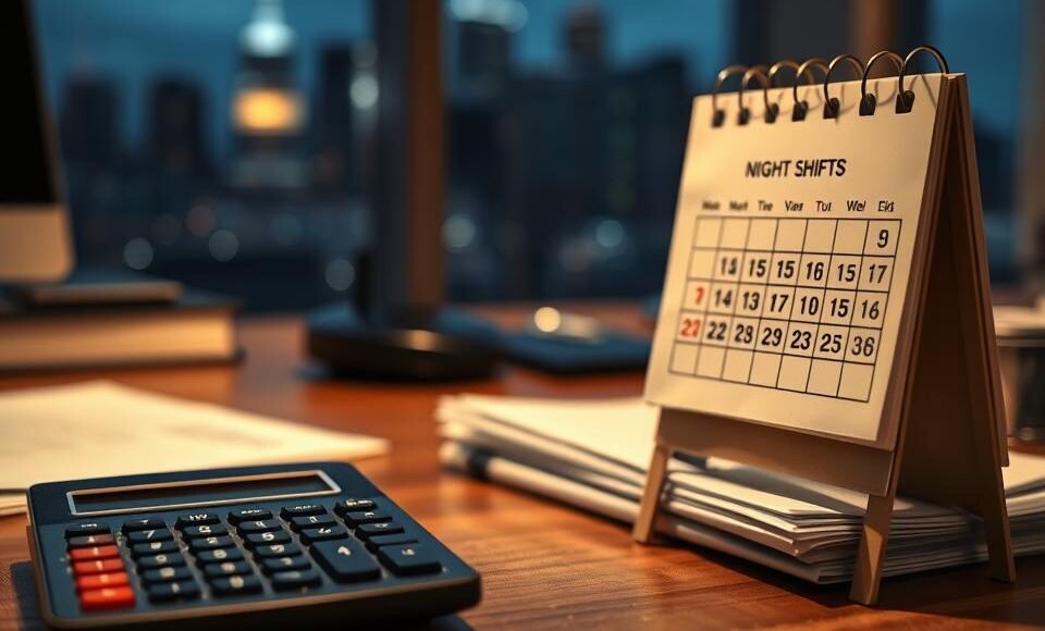 Horas extras e adicional noturno