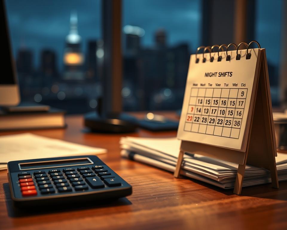 Horas extras e adicional noturno