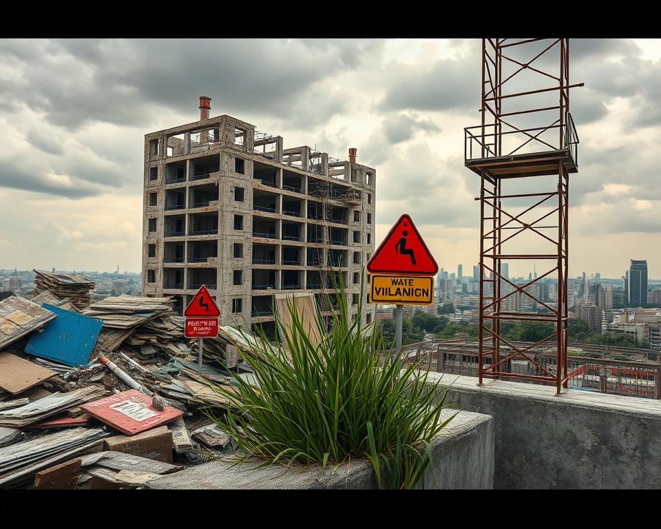 Infrações de construção