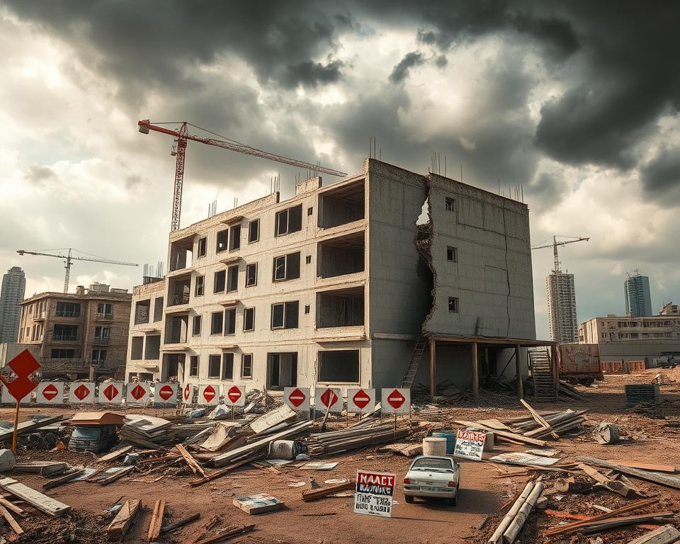 Infrações de construção