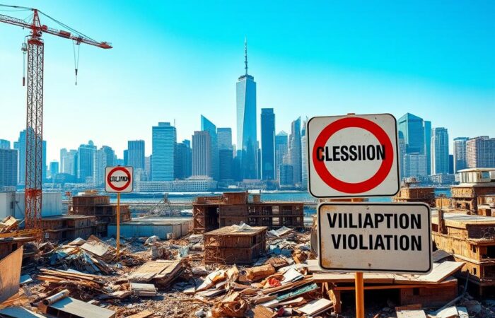 Infrações de construção