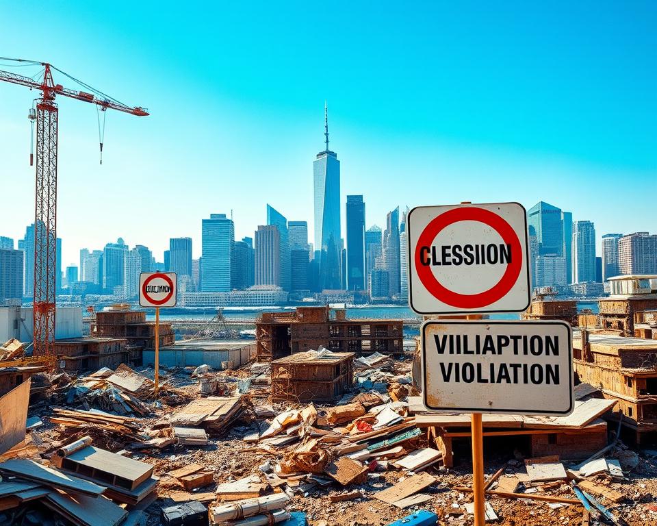 Infrações de construção