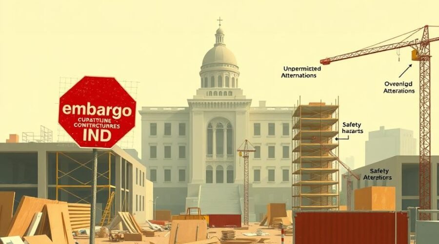 Infrações de construção