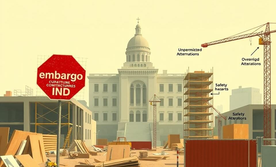 Infrações de construção