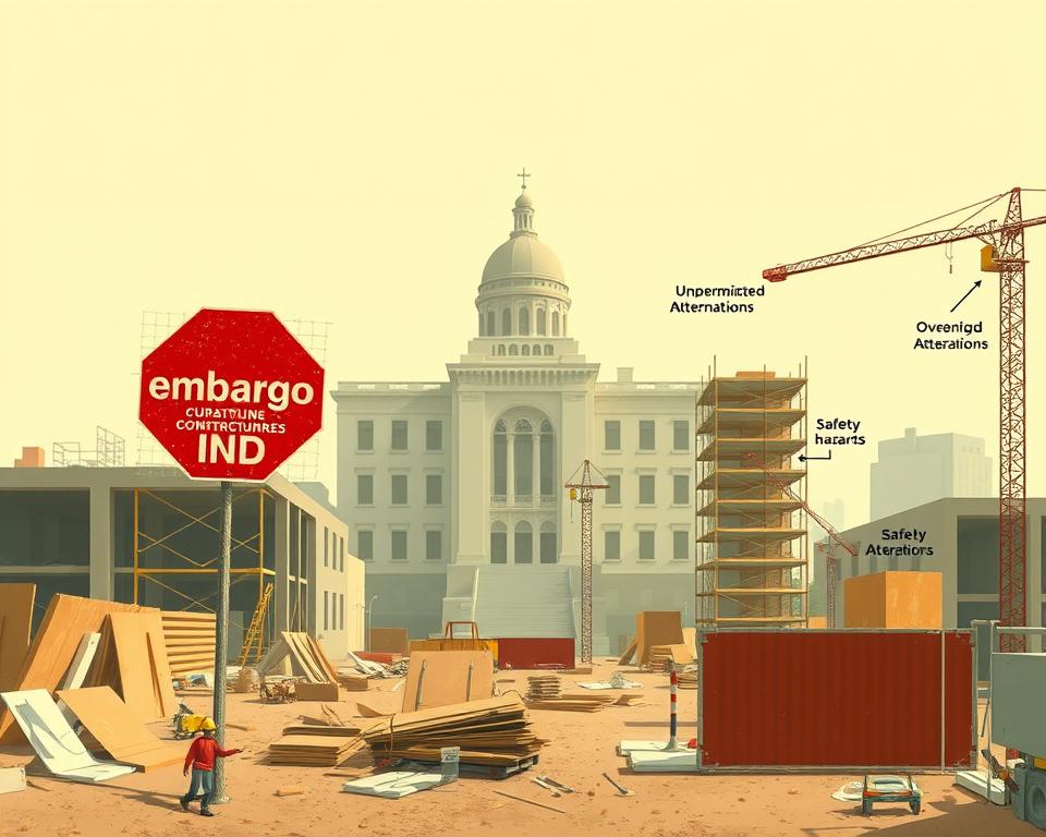 Infrações de construção