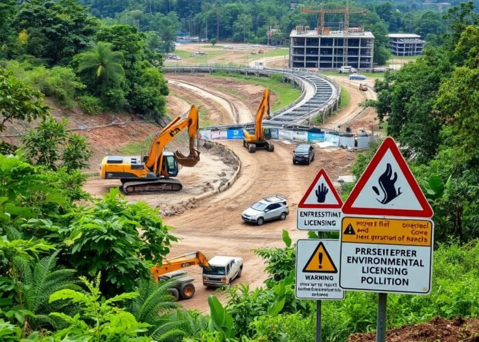 Licenciamento de projetos de infraestrutura