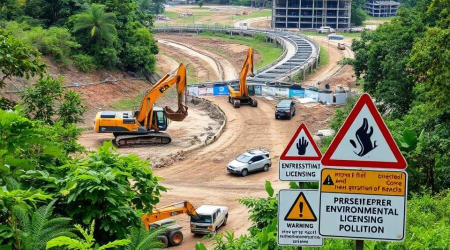Licenciamento de projetos de infraestrutura