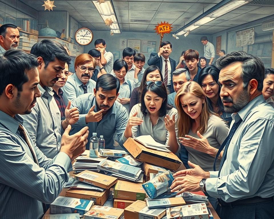 Problemas com produtos