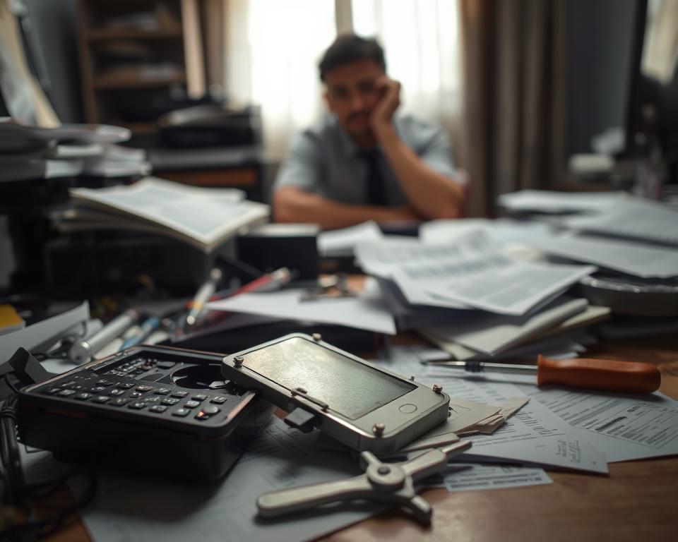 Problemas com produtos