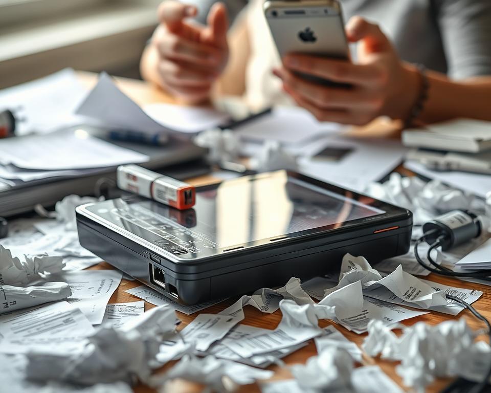 Problemas com produtos