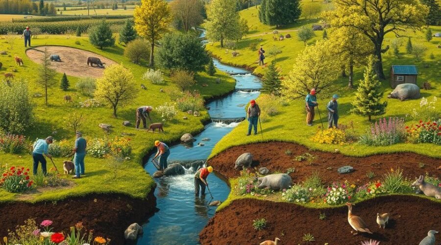 Recuperação e remediação ambiental