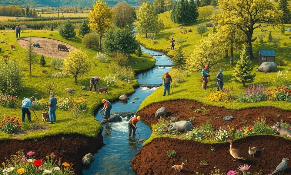 Recuperação e remediação ambiental