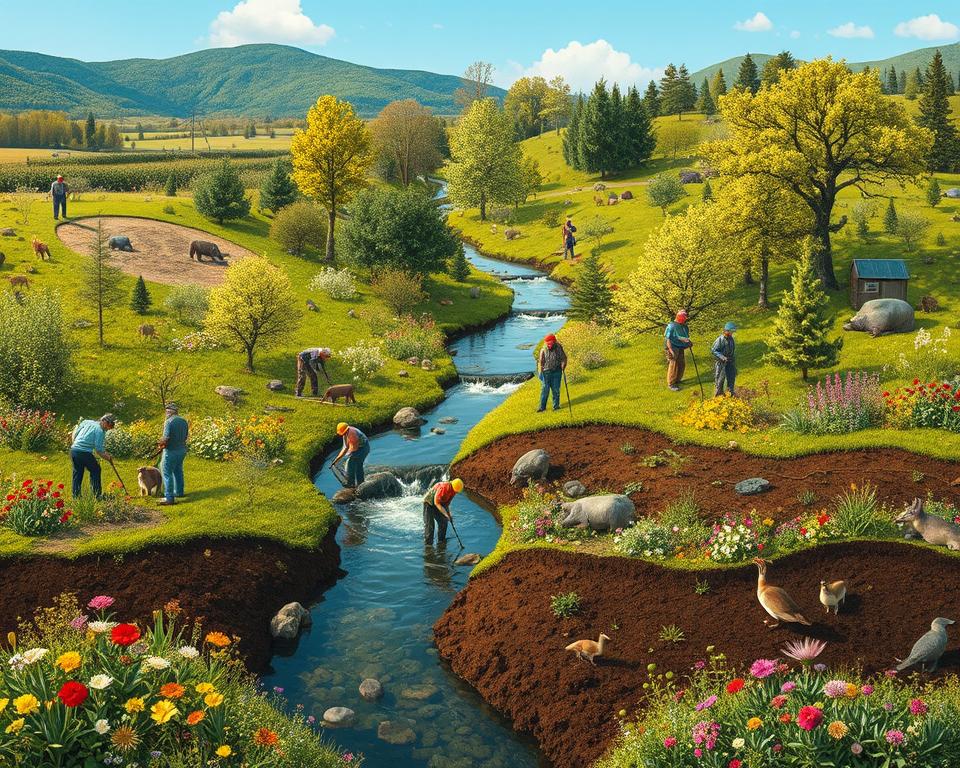 Recuperação e remediação ambiental