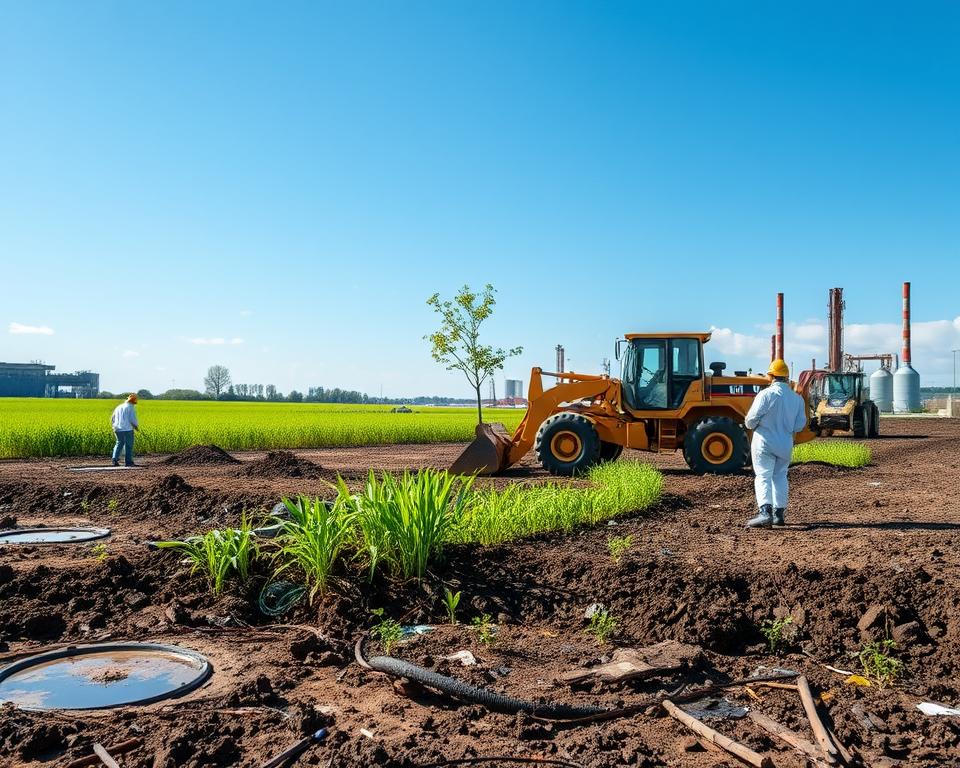 Recuperação e remediação ambiental