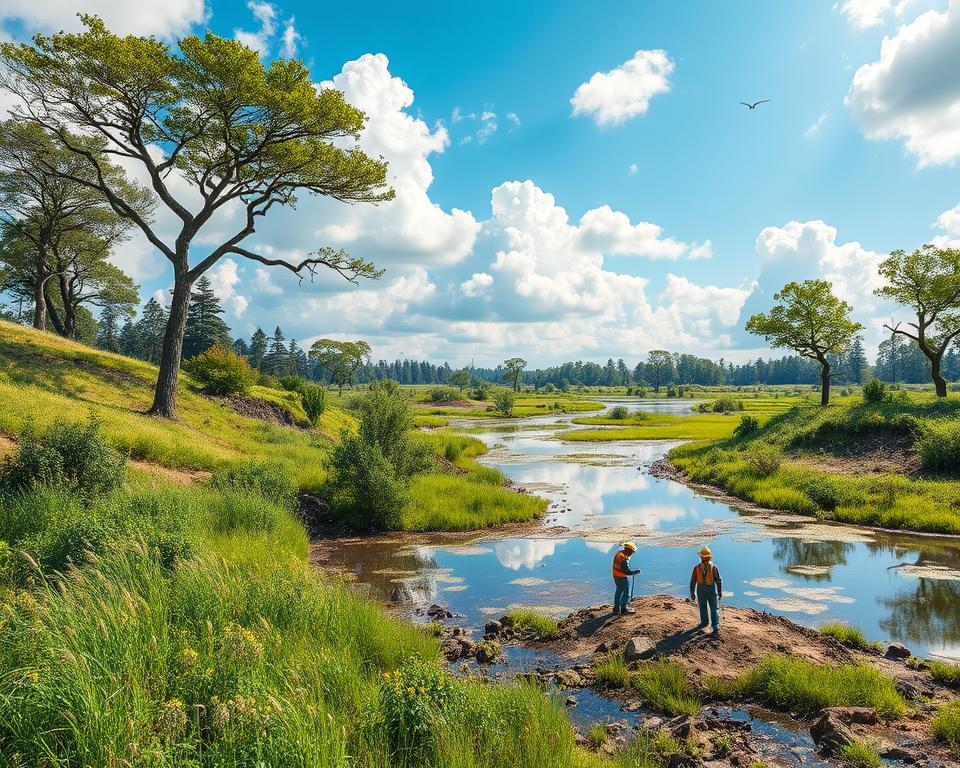 Recuperação e remediação ambiental