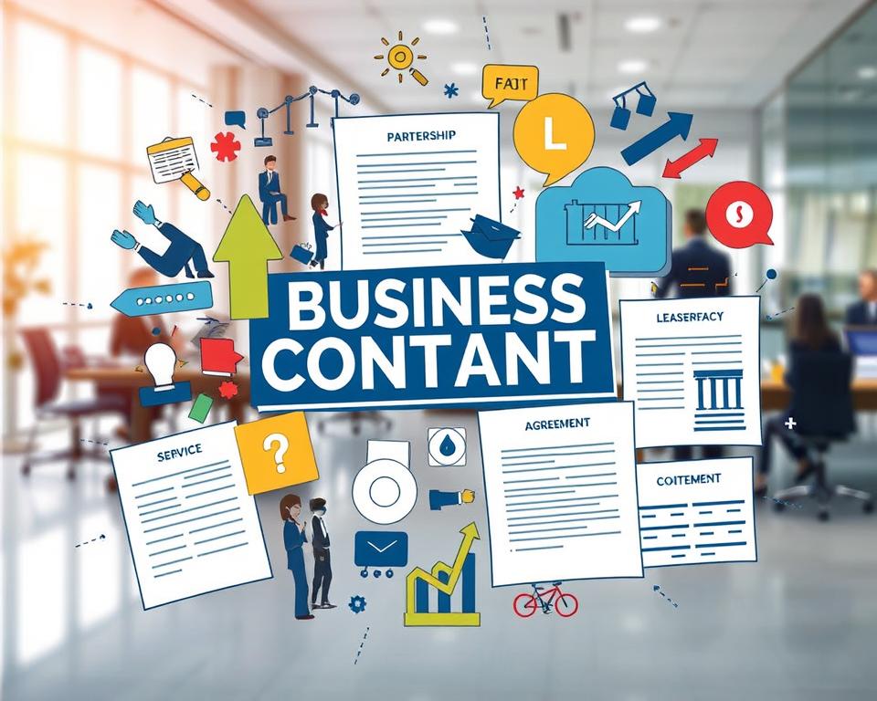 Tipos de contratos empresariais Tipos de contratos empresariais