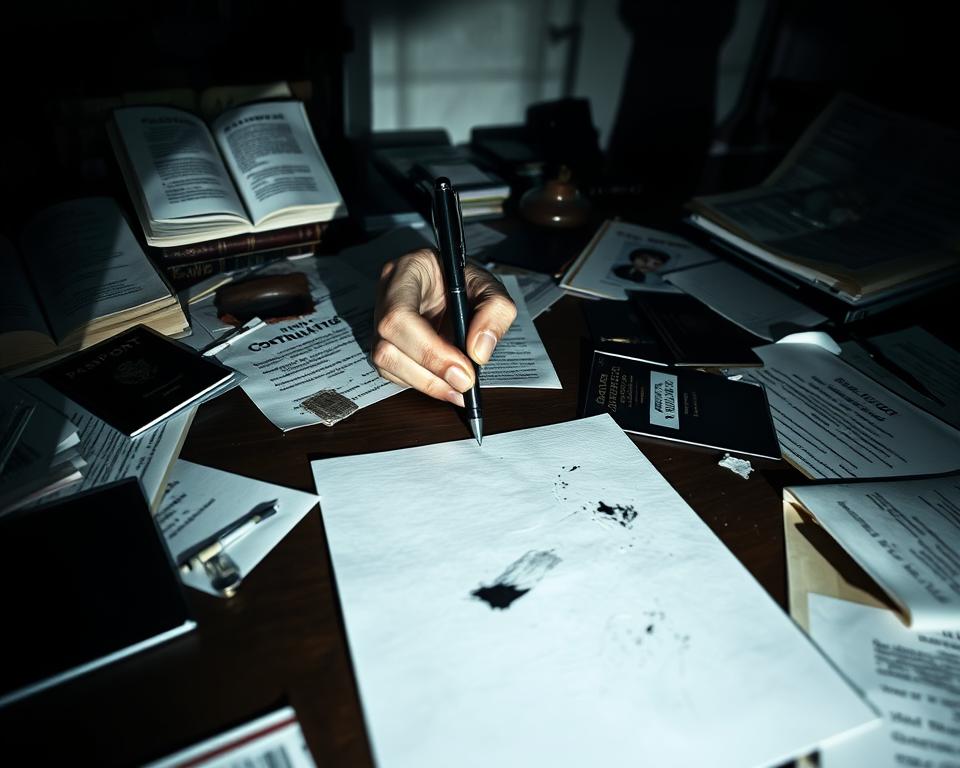 falsificação de documentos falsificação de documentos