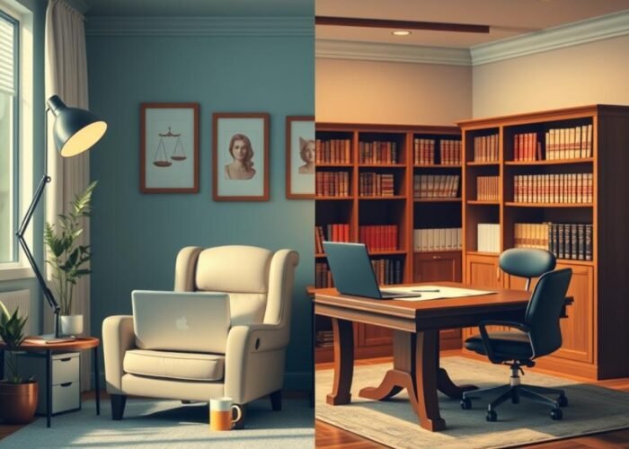 Advogado online vs presencial
