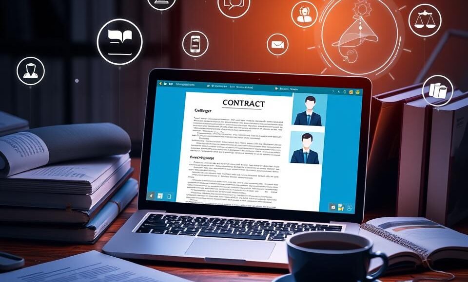 Contratos com advogado online