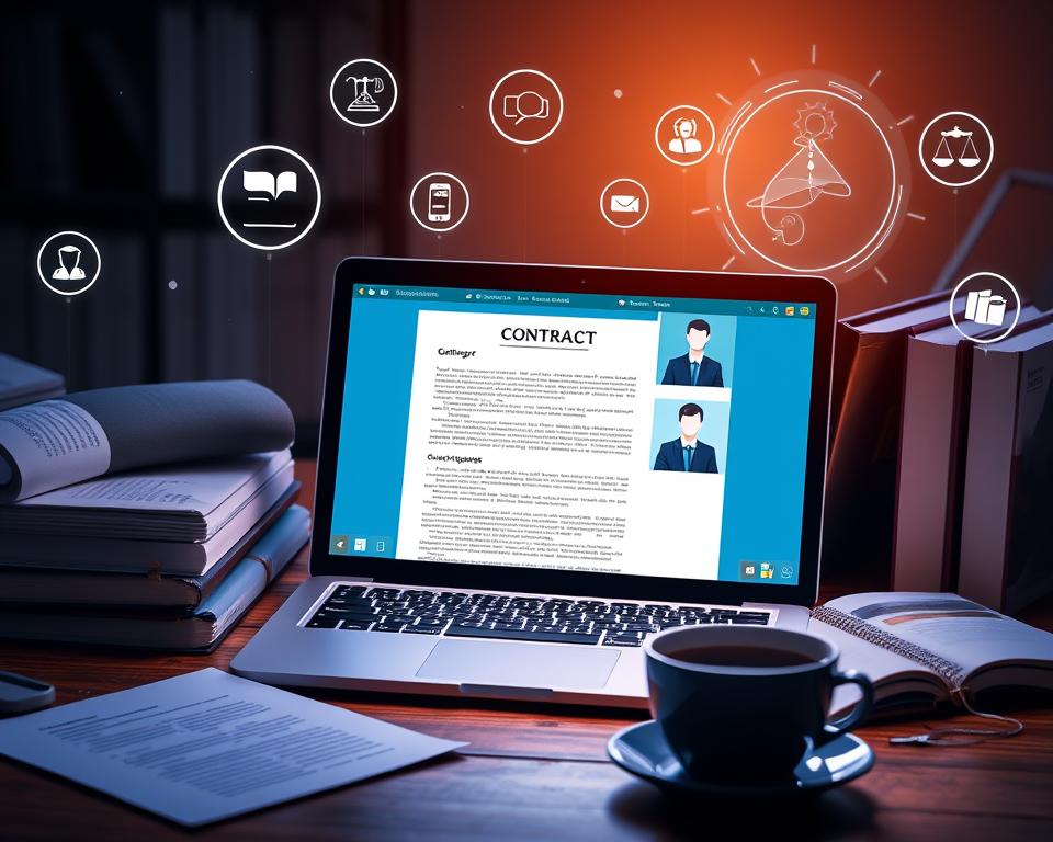 Contratos com advogado online