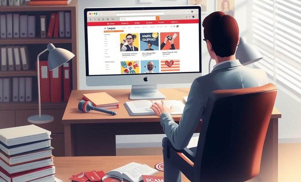 Golpe compra online advogado