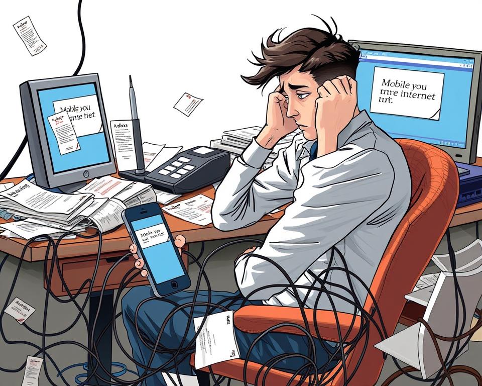 Problemas com operadora de celular e internet Problemas com operadora de celular e internet
