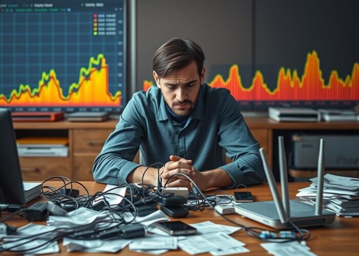 Problemas com operadora de celular e internet