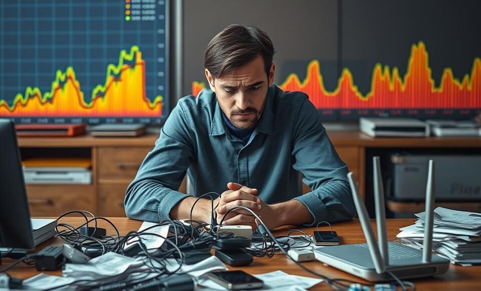 Problemas com operadora de celular e internet
