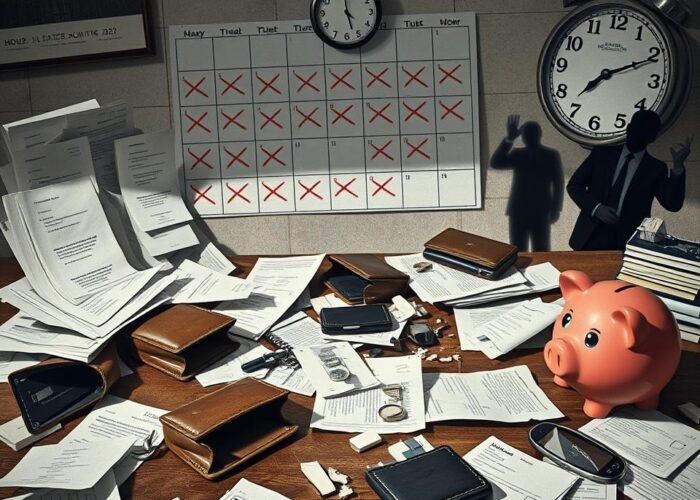 irregularidades no pagamento