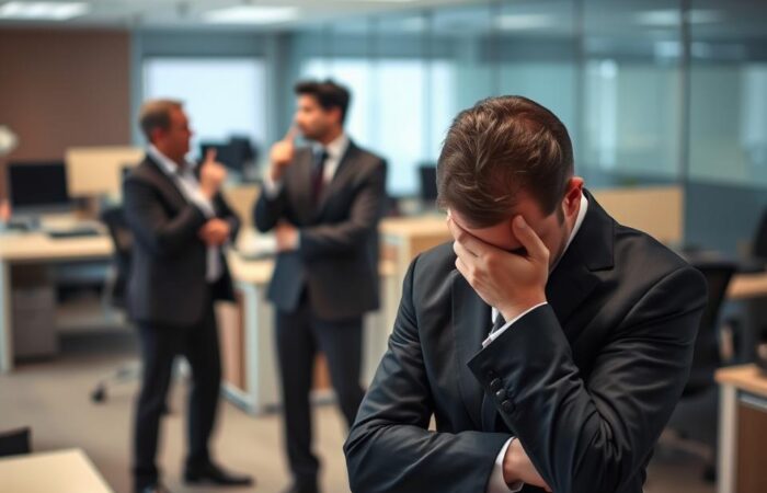 caso de assédio no trabalho