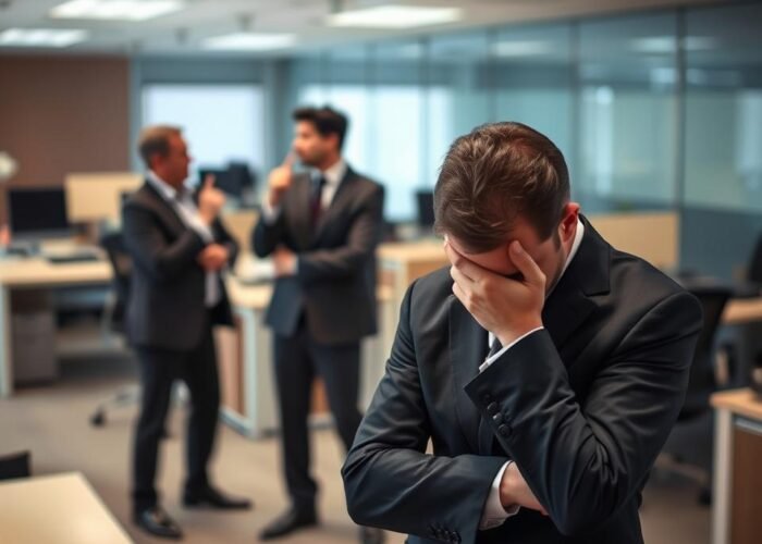 caso de assédio no trabalho