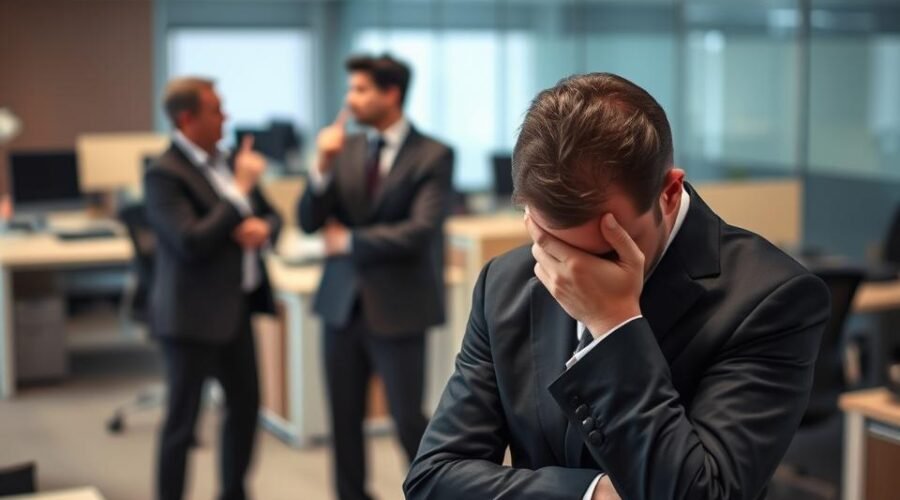 caso de assédio no trabalho