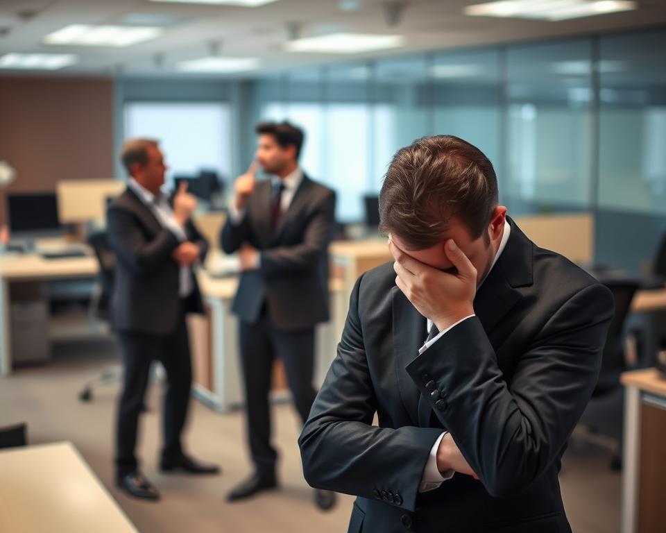 caso de assédio no trabalho