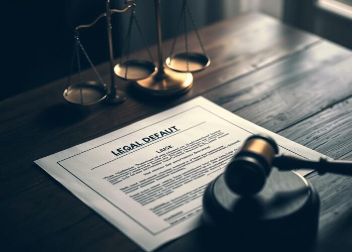 caso de inadimplência