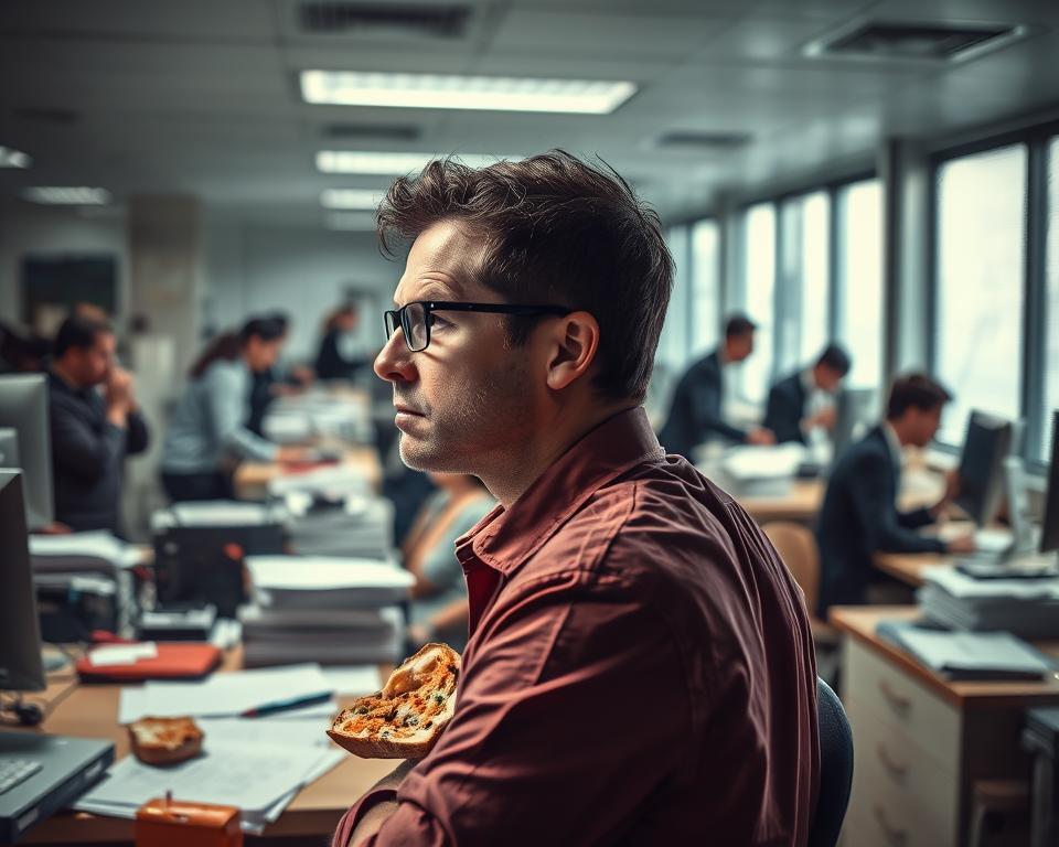 empresa não respeita almoço